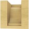 Ekena Millwork 4"W x 4"D x 4"H Wide Van Buren Rough Cedar Woodgrain TimberThane Corbel, Primed Tan CORUR04X04X04VANRCPR - alternate 6